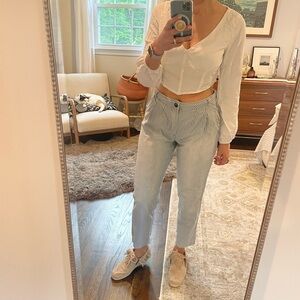 Free People Striped Pants